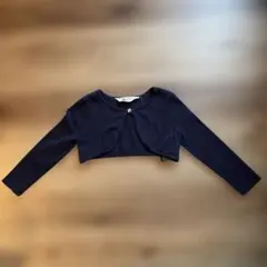 H&M キッズ ボレロ カーディガン ネイビー