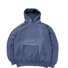 7AS13 JERZEES プルオーバーパーカー　ネイビー　M 古着 used