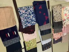 まとめ売　ウール着物16点➕羽織コート10点サービス　着物リメイク・手芸材料に