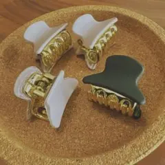 ミニ　ヘアクリップ　４個