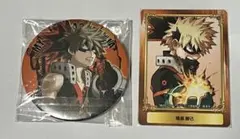 僕のヒーローアカデミア ヒロアカ 爆豪勝己 缶バッチ 特典 カード 原作