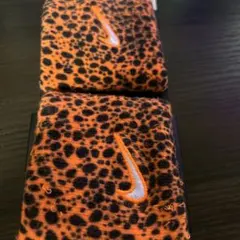 値下げ　Nike ヒョウ柄 リストバンド OSFM