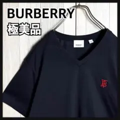 4059【未使用級・極美品】バーバリー ワンポイント TB刺繍ロゴ Tシャツのサムネイル