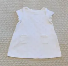 【petit bateau】12m♡ドット柄ワンピース