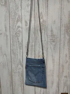 デニム　リメイク　ポシェット