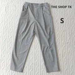 THE　SHOP　TK白黒チェックスラックス