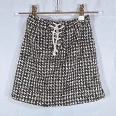 【snidel girl】スナイデルガール　千鳥柄スカート【120cm】のサムネイル