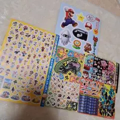 スーパーマリオ・どうぶつの森 ポケモン カービーキャラクターシールセット