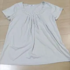 NATURAL BEAUTY BASIC　ベージュ　半袖　カットソー　M