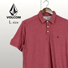 VOLCOM ボルコム 半袖ポロシャツ ワンポイントロゴ刺繍 L 0145のサムネイル