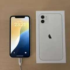 iPhone11 256GB ホワイトSIMロックなし　ケース付き
