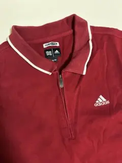 adidas ハーフジップ Tシャツ Mサイズ ポロシャツ メンズ