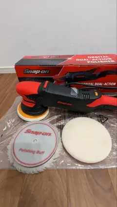 メル太郎さん　SNAP-ON デュアルアクション　ポリッシャー　美品　バフセット メル太郎さん SNAP-ON デュアルアクション ポリッシャー 美品