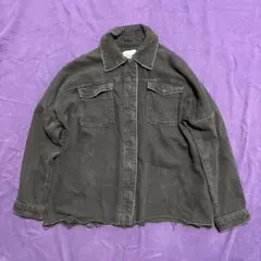 ZARA ブラック デニムジャケット