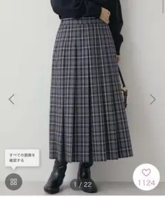 アメリカンホリックT/Rタータンチェックプリーツスカート