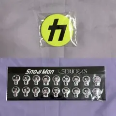 SnowMan ぷくぷくシール カリスマックス缶バッジ