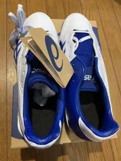 asics アシックス野球ポイントスパイクシューズ ホワイト/ブルー