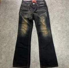【Archive】デニム　W30 フェードflare Y2K grungeのサムネイル