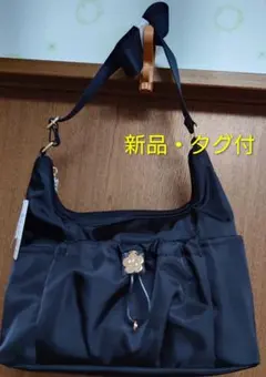 MARY QUANT ショルダーバッグ ブラック 新品 タグ付のサムネイル