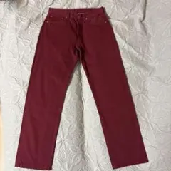 Levi's 501 ジーンズ/デニムパンツ(ワインレッド) (W32 L34)