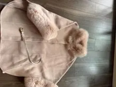 レディースポンチョ　ケープコート