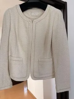 any sis アイボリー ノーカラージャケットのサムネイル