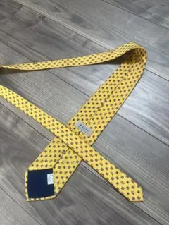 美品　ビバリーヒルズポロクラブ　ネクタイ　ベージュ　動物柄　ドット　日本製