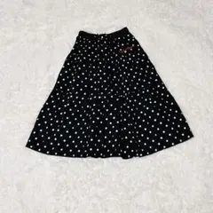 Disney ミニーマウス ドット柄ロングスカート 130㎝