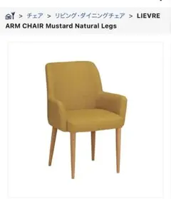 IDEE LIEVRE ARM CHAIR マスタード