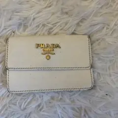 PRADA サフィアーノレザー 名刺入れホワイトのサムネイル