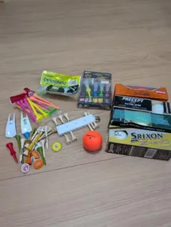 ゴルフティーとボールセット