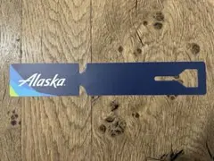 アラスカ航空 Alaska Airlines 防水仕様 手荷物タグ バゲージタグ
