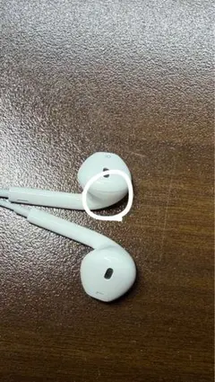 【Lightning】コネクタ 有線イヤホン ホワイト