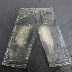 メンズデニムハーフパンツ