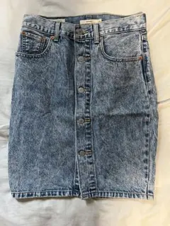 Levi's Premium Mom Skirt ケミカルウォッシュ 26のサムネイル