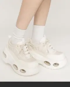 SLY AIR PLATFORM SNEAKERスニーカー 厚底 白 24.5