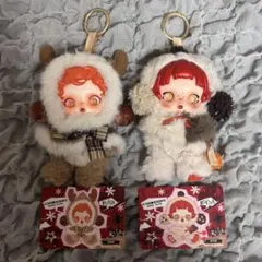スカルパンダ Winter Symphony ぬいぐるみペンダント 2体セット