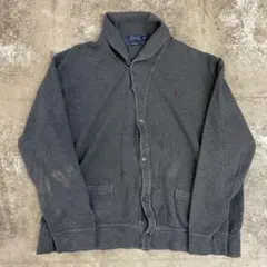 Ralph Lauren ラルフローレン ショールカラーコットンニット XXL