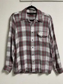 special 50s オンブレ レーヨンチェックシャツ 神配色 vintageのサムネイル