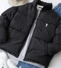 U.S. POLO ASSN. ダウンジャケット 黒