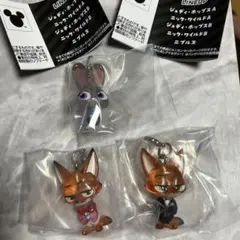 ズートピア めじるしアクセサリー　ジュディ、ニック2体