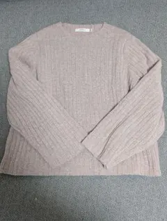 MOUSSY ピンク ニットセーター FREEサイズ