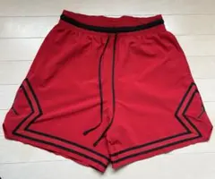 赤 ジャンプマンロゴ バスケットボールパンツ