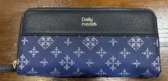 あみ様専用　Daily russet ネイビー 長財布