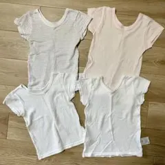 4枚 アカチャン本舗　肌着　半袖　メッシュ　90 サイズ