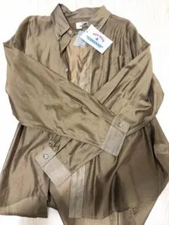 【新品】SOUNDS GOOOOD シアーシャツ ブラウン