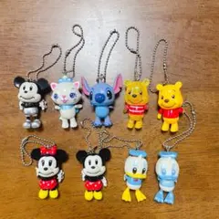 【希少非売品】　平成レトロ　ディズニー　キーホルダー　プライズ品　セット　レア