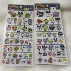 最新たまごっちプチプチおみせっちシリーズ　4サイズステッカー　シール　2点セット