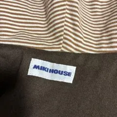 ミキハウス　ポンチョ　ベビー　ベージュ