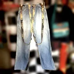 ウ*ゴ様 Lee サスペンダー付きデニムパンツ